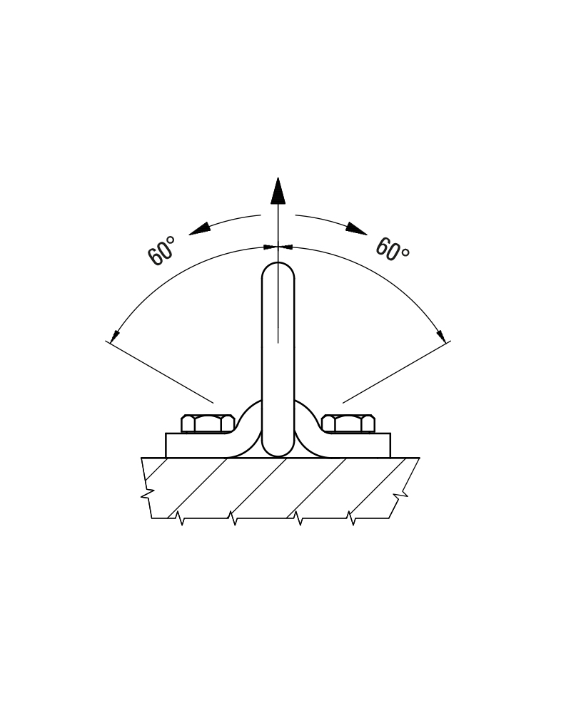 Schéma coté du TAPG avec repérage des dimensions